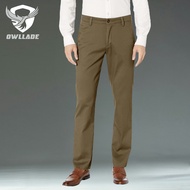 EAGLADE Slacks Casual Golf Pants for Men 993 in Khaki
