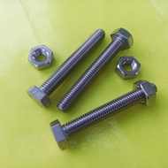 BAUT STAINLESS M8 X 60 / BAUT 13 KUNCI 13 / BAUT SS M8 X 60 SUS 304 / BAUT M8X60 STAINLESS STEEL / B