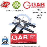 PERODUA KANCIL ( FRONT &amp; REAR ) (1SET =4PCS) SUPER GAS SHOCK ABSORBER-BRAND 100% ORIGINAL (GAB)