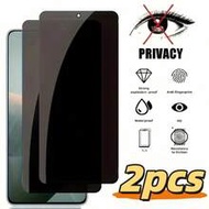 2pcs Mobile Phone Privacy Film Privacy Film HD Clear Screen Tempered Glass Protector For Redmi 14C 1