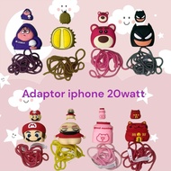 { SmileShopAcc } CASE ADAPTOR 25Wiphone 20W/ 18W CHARGER HEAD CASE/ iphone