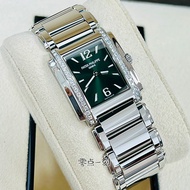 Patekk Philippek Watch Female TWENTY-4 Series Olive Green Original Diamond 4910