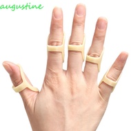 AUGUSTINE Oval Finger Splint, Ring Sleeve Finger Cuff Finger Splint Support, Bend of Finger Joint Fixator Waterproof Oval Skin Finger Joint Stabilizer Deformed Hammer Finger