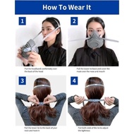 3m 3200 Gas Mask Respirator Half Face Mask 3 In 1