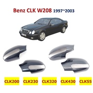 Dreamworks Benz CLK W208 Kamen Carbon Fiber Rearview Mirror Cover CLK200 230 320 430 CLK55