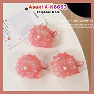 【imamura】For Asaki A-K6663 Casing Case Soft Silicone Earphone Case Colourful Seashell NO.2