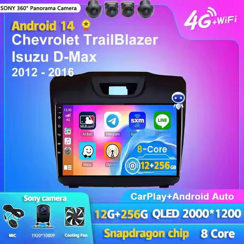 Android 14 Carplay Car Radio Multimedia For Chevrolet TrailBlazer 2012 - 2016 S-10 S10 Colorado For 