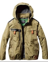 全新Burtle 空調服  長袖現貨   ac2026  卡其色