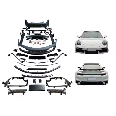 newestFor Porsche 911 2020-2024 Car Modification Body Kit Upgrade Turbo S Front Bumper Daytime Runni