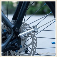[ShiwakibcMY] 4 Pieces Adjustable Bike Front Fork Holder, Bikes Fenders Support Frame, Bicycle Suppo