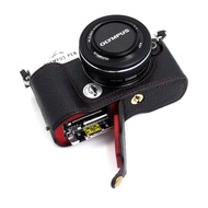 Olympus EPN EP-7 Camera Genuine Leather Base Camera Protective Case Retro Leather Case Simple Style 