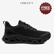 MJC X Oriza Casual Training Running Shoes Full Black - Running Sneakers Men'sOriginal Wanita