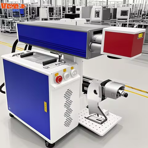 VEVOR CO2 Laser Marking Machine 30W 40W CO2 Laser Engraver 210*210mm With Rotary Axis For Wood Leath