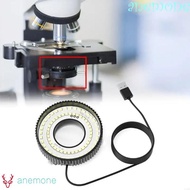 ANEMONE Microscope Lamp, Adjustable Brightne USB Powered Microscope LED Light, Fill Light Bottom Lig