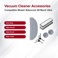 Roborock S8 MaxV Ultra Accessories Kit | Main & Side Brush, Mop Cloth, Filters, Side Mop Pad Replace