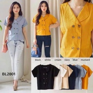 Collar Buttoned Top BL 2801
