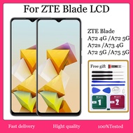 Original For ZTE Blade A72 4G 5G A72s A73 4G 5G A75 5G LCD Display Touch Screen Replacement
