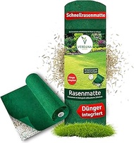 VERDUNA Biodegradable Lawn Mat with Integrated Fertiliser and Hydronic Gel, Lawn Roll, Grass Roll, L