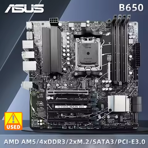 Asus ROG Strix G15DS Disassembly B650 B650M Motherboard Supports R7 7700X 7500F 5700X 8700F CPU AM5 