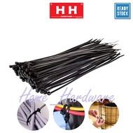 ( High Quality ) Cable Tie - Black / Hitam ( 100 pcs/pack ) 扎带 ~Haha Home Hardware~