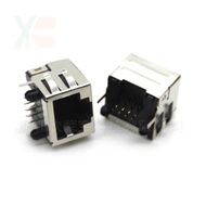 RJ45 Network Socket 56 Without Light With 8-Pin Socket Horizontal Socket Network Port with Connector