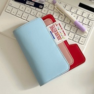 Multifunctional Passport Holder Travel Card Bag Color Block Flight Ticket ID Document Storage Bag fo