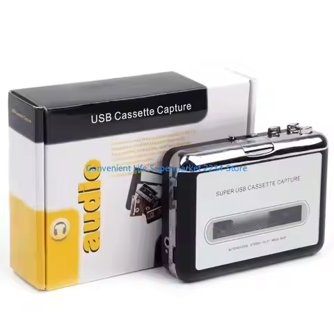 Cassette Player USB Cassette to MP3 Converter Music Player Tape Cassette