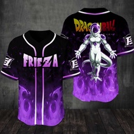 Dragon Ball Frieza 3D Baseball Jersey Shirt