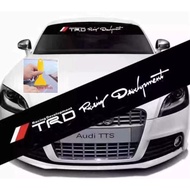 (Free Tools)TRD reflective sticker Toyota windshield sticker