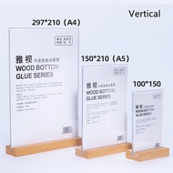 Acrylic magnetic beech table A5 A4 acrylic display stand acrylic brand licensing legislation licensi