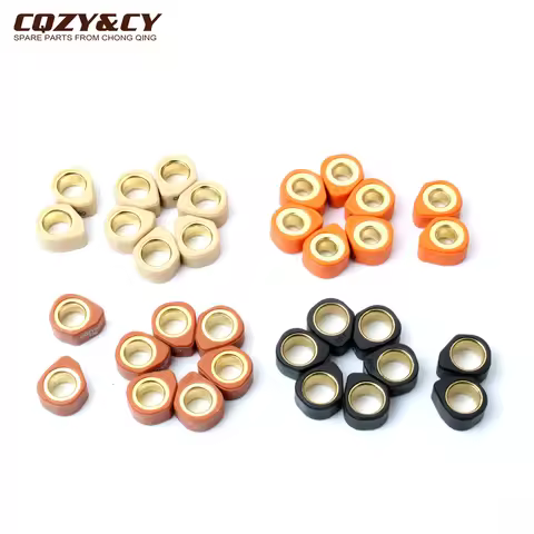 Scooter 8pc Roller Set / Variator Weights 20x12mm 9g 11g 13g 16g For Kymco Downtown 300i K-XCT Peopl