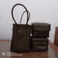 Tas Set Keben Isi 2 Bahan Jali Premium Bali by Juragantasanyaman