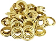 SK11 Double Sided Eyelet Balls, Brass, 0.5 inches (12 mm), Equivalent to 20 Pairs No. 25MT