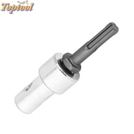 TOPTOOL  Auger Drill Adapter, Steel Connect to 4"/6" Auger Garden Auger Power Drill Adapter, Round S