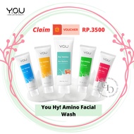 YOU Hy Amino Facial Wash | Oil Control, Hydrating, Brightening, Anti-Acne, Facial Wash