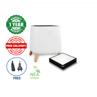 ✷✷IN STOCK✷✷ Smart Air Sqair Best Air Purifier [HEPA only] - Remove dust for dust-free home, office, room HEPA, Anti-Virus, Anti-Bacteria, Quiet Filtering, Energy Efficient, Compact, Minimal Design, NEA approved