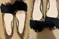 女士豹紋平底鞋shoes