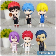 โมเดล คุโรโกะ นายจืดพลิกสังเวียนบาส Kuroko no Basket ชุดที่ 1 มี 6 ตัว ( ยกชุด ) สูงประมาณ 10 cm พร้อมส่ง