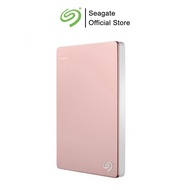 Seagate Backup Plus Slim 2TB Portable Hard Drive (Yellow Pink) - With Seagate Protection Case