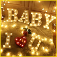 ✹ ⚼ ✃ 3D Led Letter Light Name Letter Standee Lettering Name for Backdrop Birthday Decoration Party