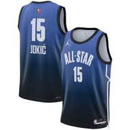 Nikola Jokic 球衣 NBA Nike Team 1 All-Star 2023 Swingman Jersey 藍色
