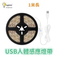 Jig & Kit - LED燈帶丨USB家用人體智能感應防水燈帶丨2835低壓櫥櫃衣櫃軟燈條裝飾 丨 100cm（3116）