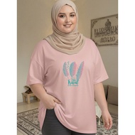 2246 [AIYOU] XL-5XL T shirt Women Plus Size Tshirt Woman Baju Perempuan Couple T Shirt Clothes Cloth
