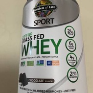 Garden of Life, Grass Fed Whey Protein, chocolate flavour