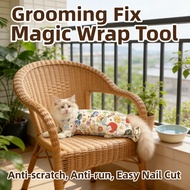 Grooming Wrap Cut Trim Magic cloth Sticky Cat Nail Tool Stick Tool Trim Cut Cat Grooming Wrap Magic 