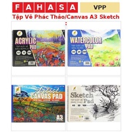 Canvas A3 Sketch Pad/Watercolor - Colormate