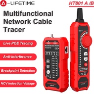 HT801A/B Smart Network Cable Tracker NCV, Test on POE RJ45 RJ11 Telephone Line Network Line Detector
