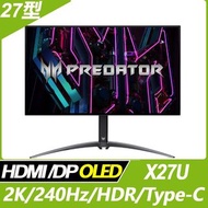 奇異果3C &lt;福利品&gt; Acer Predator X27U HDR護眼電競螢幕 9805.X27U0.301