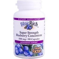 美國 Natural Factors,36倍濃縮藍莓500 mg=18000 mg 藍莓 90顆