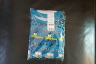 韓國 兒童睡衣套裝 工程車款 長袖長褲 軟居服 size 130